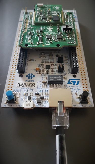 HAS with ST Nucleo development board